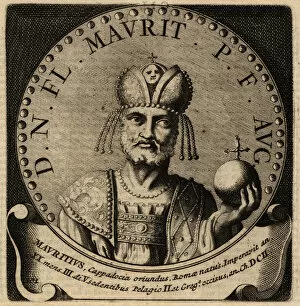 Portrait of Roman Emperor Maurice