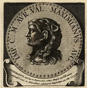 Marcus Collection: Portrait of Roman Emperor Maximian