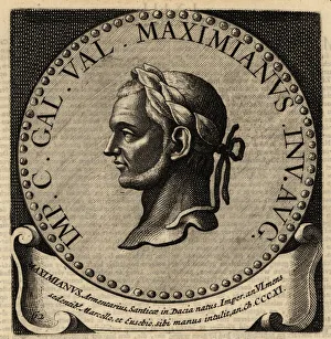 Portrait of Roman Emperor Maximian
