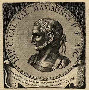 Token Collection: Portrait of Roman Emperor Maximinus II