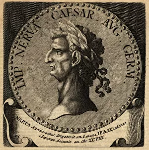 Portrait of Roman Emperor Nerva