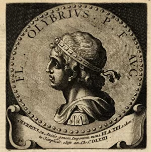 Coin Gallery: Portrait of Roman Emperor Olybrius