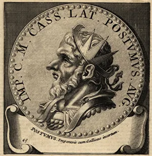Bogaert Gallery: Portrait of Roman Emperor Postumus