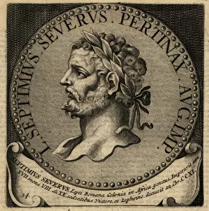 Images Dated 6th October 2019: Portrait of Roman Emperor Septimius Severus