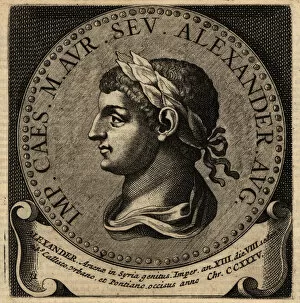 Portrait of Roman Emperor Severus Alexander
