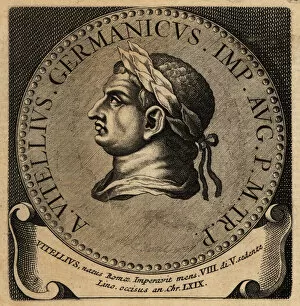 Portrait of Roman Emperor Vitellius