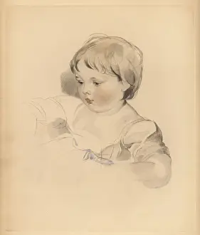 Crayon Prints: Portrait of Rowland Bloxam, nephew to Sir Thomas Lawrence