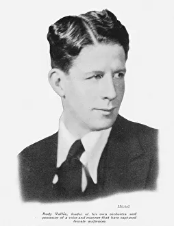 Vallee Prints: Portrait of Rudy Vallee, 1929