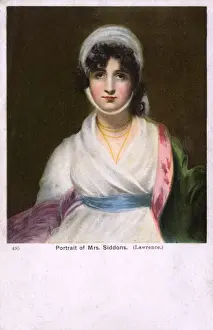 Celebrated Prints: Portrait of Sarah Siddons by Sir Thomas Lawrence