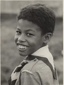 Guiana Prints: Portrait of a scout from Georgetown, British Guyana