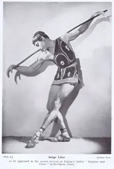 A portrait of Serge Life, the famous ballet dancer