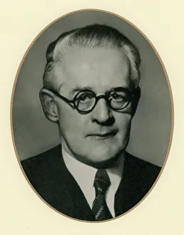 Imeche Prints: Portrait of Sir Henry Guy, IMechE Secretary, 1942-1951