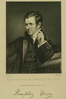 Davy Prints: Portrait of Sir Humphrey Davy, Bart. (1778-1829)
