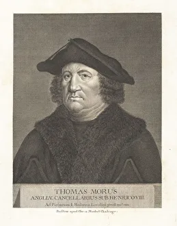 Humanist Prints: Portrait of Sir Thomas More, 1478-1535