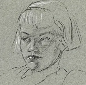 Sullen Prints: Portrait study of a young girl