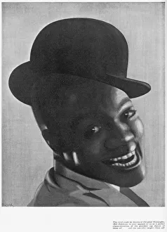 A portrait of the tap dancer Bill Robinson - Boojangles)