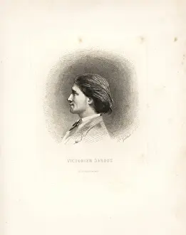 Costumesofthedirectory Prints: Portrait of Victorien Sardou, French dramatist