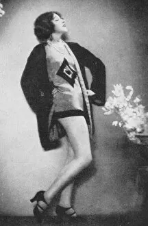 A portrait of the Viennese dancer Maria Asti appearing