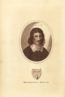 Barlow Prints: Portrait of Wenceslaus Hollar the engraver