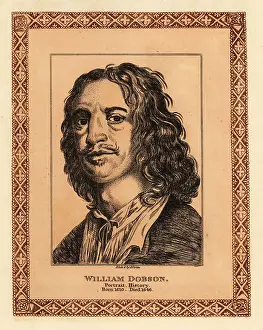 Authentic Originals Prints: Portrait of William Dobson, history painter and portraitist