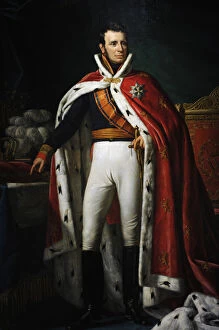 Images Dated 12th September 2013: Portrait of William I (1772-1843), 1819, by Joseph Paelinck
