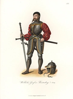 Artworksandappliancesfromthemiddleagestothe17thcentury Collection: Portrait of William IV, Count of Furstenberg, died 1549