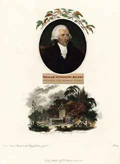 Temple Of Flora Prints: Portrait of William Withering, physician and botanist, 1741-1799