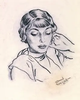 Portrait of a woman, 1930s