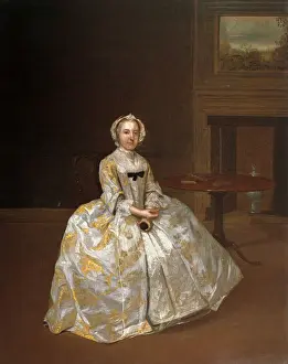 Portrait of a woman in an interior