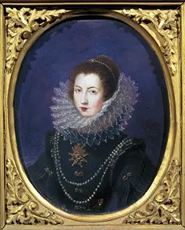 Nazionale Prints: Portrait of a young aristocratic lady. 19th c