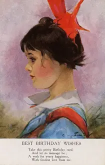 Portrait of a young girl