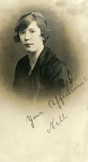 Affectionate Gallery: Portrait of a young woman in a studio photo