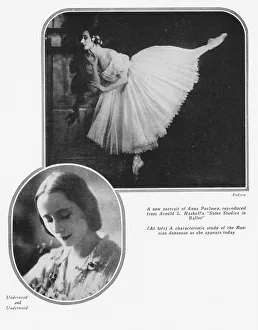Russe Prints: Two portraits of Anna Pavlova, 1920s