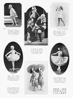 Pupils Collection: Six portraits of dancers, October 1922