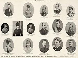 Images Dated 5th September 2018: Portraits of Eligible Royalty