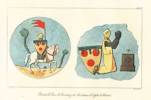13th Century Prints: Portraits of Peter of Courtenay, Lord of Conches