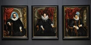 Portraits of Rogier Le Witer, Catharina Behaghel and Magdale