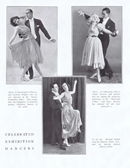 Images Dated 4th May 2016: Portraits of three sets of exhibition dancers