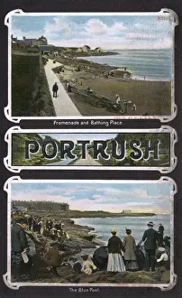 Portrush Prints: Portrush, County Antrim, Northern Ireland - Ladies Bathing