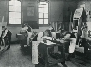 Portslade Prints: Portslade Industrial School - Carpentry Workshop