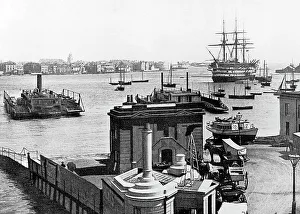 Images Dated 23rd August 2018: Portsmouth Ferry Victorian period