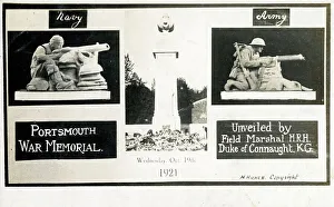Unveiled Prints: Portsmouth War Memorial, Hampshire