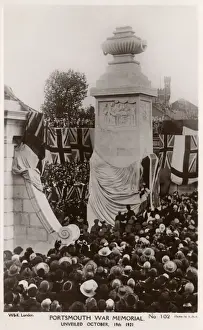 Removed Prints: Portsmouth War Memorial unveiled