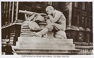 Cenotaph Prints: Portsmouth WW1 War Memorial - To Our Sailors