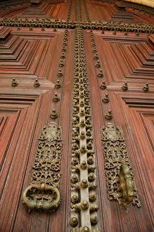 Images Dated 18th October 2006: Portugal. Evora. Cathedral of Virgin Mary. Door. Detail