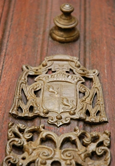 Images Dated 18th October 2006: Portugal. Evora. Cathedral of Virgin Mary. Door. Detail