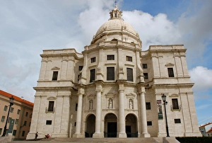 Images Dated 21st October 2006: Portugal. Lisbon. Church of Santa Engracia. 17th century. Ba
