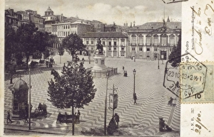 Images Dated 4th April 2011: Portugal - Lisbon - Rossio Square