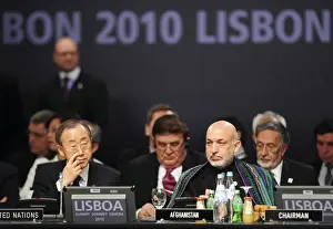 PORTUGAL. Lisbon. UN Secretary General Ban Ki-moon