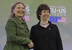 PORTUGAL. Lisbon. US Secretary of State Hillary